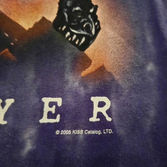 KISS 2005 Destroyer Glow In The Dark T-Shirt NWOT - Picture 4 of 6